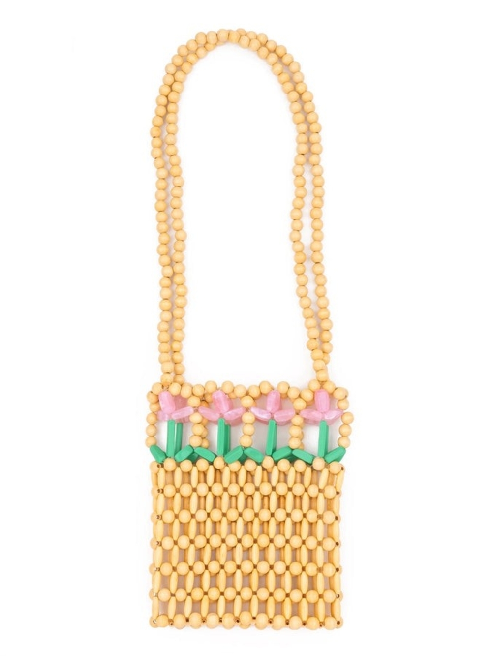 *BNIB* COUCOU SUZETTE Tulip Beaded Bag, Floral Beaded Bag